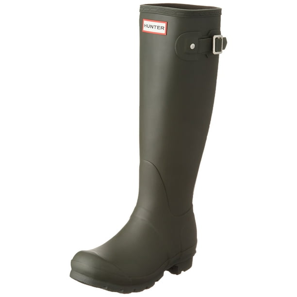 Details about   Hunter Women's Black Matte Rubber Rain Boots Original Tall 9 MED WFT1000RMA NEW